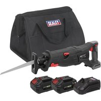 Sealey CP20VRSX 20v Cordless Brushless Reciprocating Saw 2 x 4ah Li-ion Battery Charger Bag Sealey CP20VRSX 20v Cordless Brushless Reciprocating Saw 2 x 4ah Li-ion Battery Charger Bag