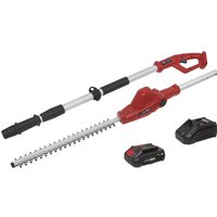 Sealey CP20VTP01 20v Cordless Telescopic Hedge Trimmer Kit 1 x 2ah Li-ion Battery Charger Sealey CP20VTP01 20v Cordless Telescopic Hedge Trimmer Kit 1 x 2ah Li-ion Battery Charger