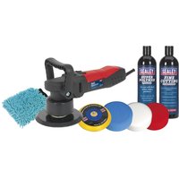 Sealey DAS149 Polisher 150mm and Pro Polishing Accessory Kit 240v Sealey DAS149 Polisher 150mm and Pro Polishing Accessory Kit 240v