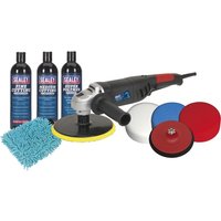 Sealey ER1700P Polisher 180mm and Pro Polishing Accessory Kit 240v Sealey ER1700P Polisher 180mm and Pro Polishing Accessory Kit 240v