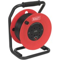 4 Socket Heavy Duty Cable Reel 240v 50m
