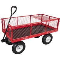 Sealey Pneumatic Tyre Platform Trolley Truck 450Kg Sealey Pneumatic Tyre Platform Trolley Truck 450Kg