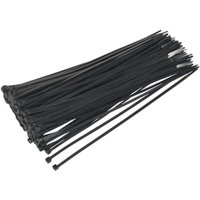 Sealey Black Cable Ties 300mm 4.8mm Sealey Black Cable Ties 300mm 4.8mm
