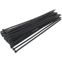 Sealey Black Cable Ties 350mm 7.6mm Sealey Black Cable Ties 350mm 7.6mm