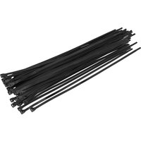 Sealey Black Cable Ties 450mm 7.6mm Sealey Black Cable Ties 450mm 7.6mm