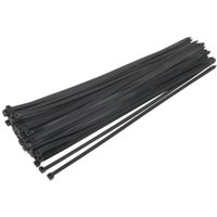 Sealey Black Cable Ties 650mm 12mm Sealey Black Cable Ties 650mm 12mm