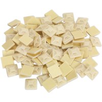 Sealey Self Adhesive Cable Tie Mounts White 20mm Pack of 100 Sealey Self Adhesive Cable Tie Mounts White 20mm Pack of 100