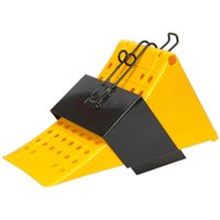 Sealey HGV or LGV Wheel Chock with Bracket 1.7kg Pack of 1
