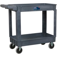 Sealey Heavy Duty 2 Shelf Composite Trolley Grey Sealey Heavy Duty 2 Shelf Composite Trolley Grey