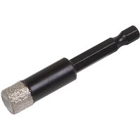Sealey DBD Hex Shank Diamond Porcelain Tile Drill Bit 12mm Sealey DBD Hex Shank Diamond Porcelain Tile Drill Bit 12mm