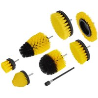 Sealey 8 Piece Hex Shank Drill Scrubbing Brush Set Sealey 8 Piece Hex Shank Drill Scrubbing Brush Set