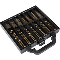 Sealey 99 Piece HSS Cobalt Fully Ground Drill Bit Set Sealey 99 Piece HSS Cobalt Fully Ground Drill Bit Set