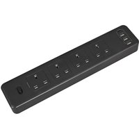4 Socket Extension Lead 2 USB Sockets 240v 3m