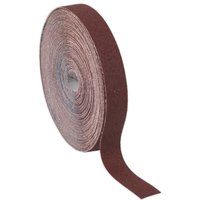 ERB2550120 Emery Roll 120Grit 25mm x 50m - Brown - Sealey