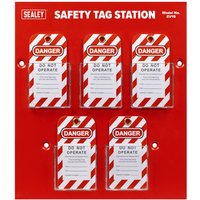 Wall Mount Safety Tag Station