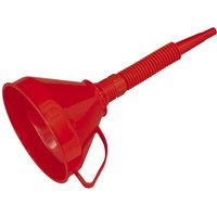 Sealey Funnel Flexible Spout and Filter 160mm Sealey Funnel Flexible Spout and Filter 160mm