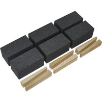 Sealey 50mm x 100mm Floor Grinding Block Set 12g Pack of 6 Sealey 50mm x 100mm Floor Grinding Block Set 12g Pack of 6