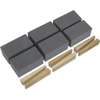 Sealey 50mm x 100mm Floor Grinding Block Set 60g Pack of 6 Sealey 50mm x 100mm Floor Grinding Block Set 60g Pack of 6