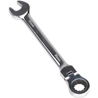 Sealey Flexible Head Ratchet Combination Spanner Metric