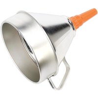 Sealey FM20 Funnel Metal with Filter 200mm