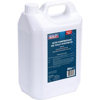 Sealey Fully Synthetic Compressor Oil 5l Sealey Fully Synthetic Compressor Oil 5l