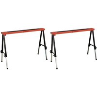 Sealey Fold Down Adjustable Builders Trestles Sealey Fold Down Adjustable Builders Trestles