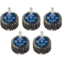 Sealey Flap Wheels Pack Of 5 40mm 20mm Assorted Sealey Flap Wheels Pack Of 5 40mm 20mm Assorted