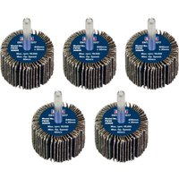 Sealey Flap Wheels Pack Of 5 40mm 30mm 80g Sealey Flap Wheels Pack Of 5 40mm 30mm 80g