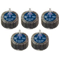 Sealey Flap Wheels Pack Of 5 60mm 30mm Assorted Sealey Flap Wheels Pack Of 5 60mm 30mm Assorted