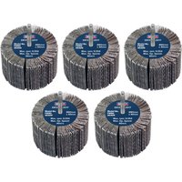 Sealey Flap Wheels Pack Of 5 80mm 40mm 40g Sealey Flap Wheels Pack Of 5 80mm 40mm 40g