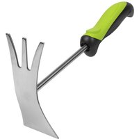 Soft Grip Stainless Steel 2 1 Garden Hoe Hand Fork