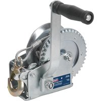 GWC1200M Geared Hand Winch with Cable 540kg Capacity - Sealey