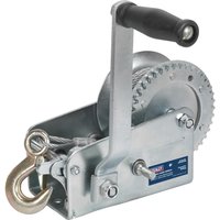 Sealey Hardened Steel Geared Hand Winch with Cable 900Kg
