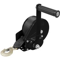Sealey Hardened Steel Geared Hand Winch with Automatic Brake and Webbing 540Kg