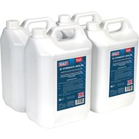 Sealey Hydraulic Jack Oil Pack of 4 5l