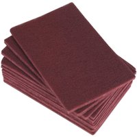 Sealey Abrasive Hand Pads Medium Pack of 10 Sealey Abrasive Hand Pads Medium Pack of 10
