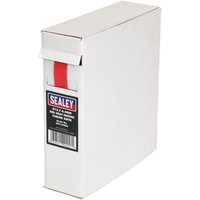 Sealey Heat Shrink Tubing Roll Red 12.7mm - 6.4mm 8m Sealey Heat Shrink Tubing Roll Red 12.7mm - 6.4mm 8m