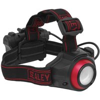 Sealey Rechargeable COB LED Auto Sensor Head Torch Black Sealey Rechargeable COB LED Auto Sensor Head Torch Black