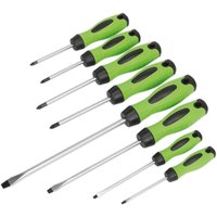 8 Piece Hi Vis Screwdriver Set