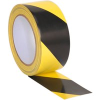 Sealey Adhesive Hazard Warning Tape Black / Yellow 50mm 33m Sealey Adhesive Hazard Warning Tape Black / Yellow 50mm 33m