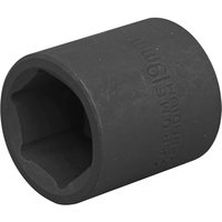Sealey 3/8" Drive Hexagon Impact Socket Metric 3/8" 19mm Sealey 3/8" Drive Hexagon Impact Socket Metric 3/8" 19mm