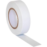 Sealey PVC Insulating Tape Pack Of 10 White 19mm 20m Sealey PVC Insulating Tape Pack Of 10 White 19mm 20m