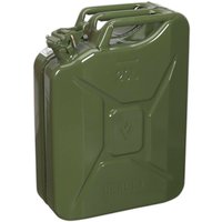 Sealey Metal Jerry Can 20l Green