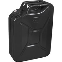 Sealey Screw Cap Metal Jerry Can Black 20l Sealey Screw Cap Metal Jerry Can Black 20l