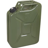 Sealey Screw Cap Metal Jerry Can Green 20l Sealey Screw Cap Metal Jerry Can Green 20l