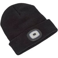 Sealey SMD LED USB Rechargeable Beanie Hat Black Sealey SMD LED USB Rechargeable Beanie Hat Black