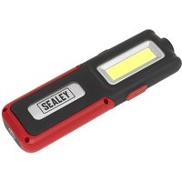 Sealey Rechargeable 5W Inspection Lamp and Power Bank Red Sealey Rechargeable 5W Inspection Lamp and Power Bank Red