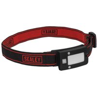 Sealey Rechargeable Auto Sensor COB LED Head Torch Black Sealey Rechargeable Auto Sensor COB LED Head Torch Black