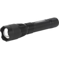 Sealey Rechargeable Adjustable Focus Aluminium Hand Torch Black