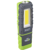 LED Twist Rechargeable Inspection Light 5W Cob & 1W SMD